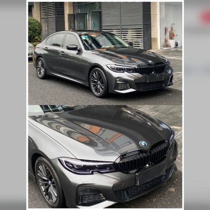 Coal Grey Car Vinyl Wrap