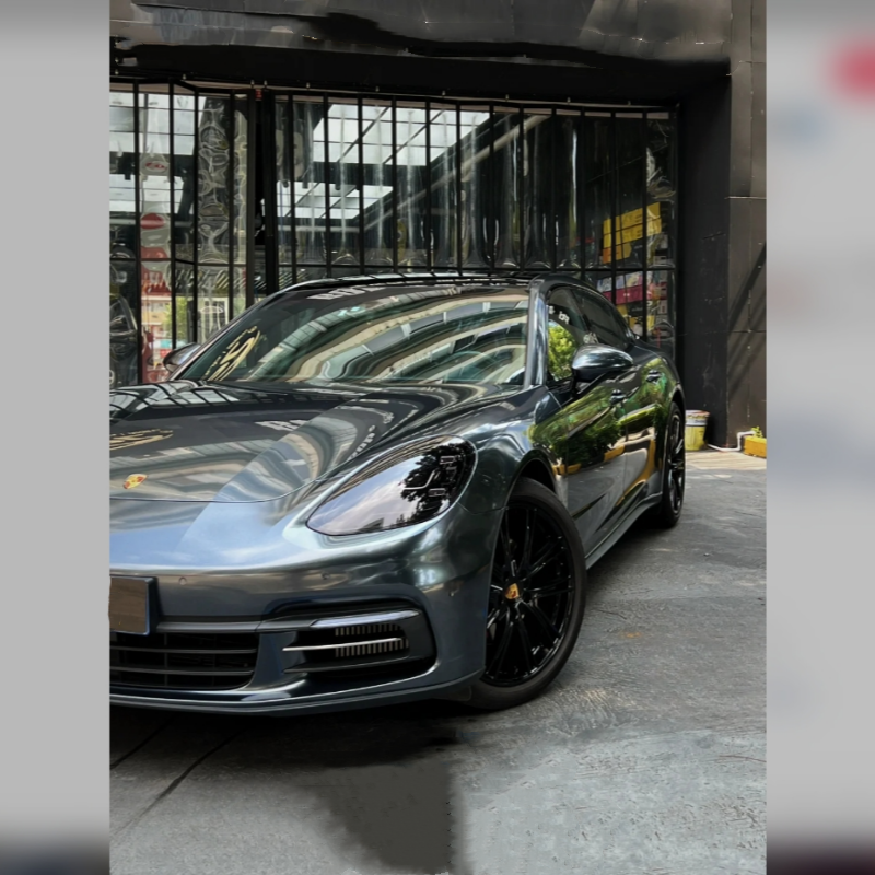 Coal Grey Car Vinyl Wrap