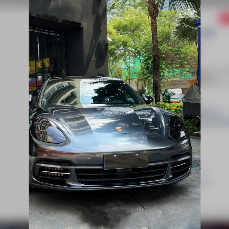 Coal Grey Car Vinyl Wrap