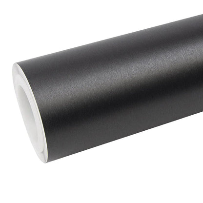 Quality Grey Brushed Steel Car Vinyl Wrap  For Sale |