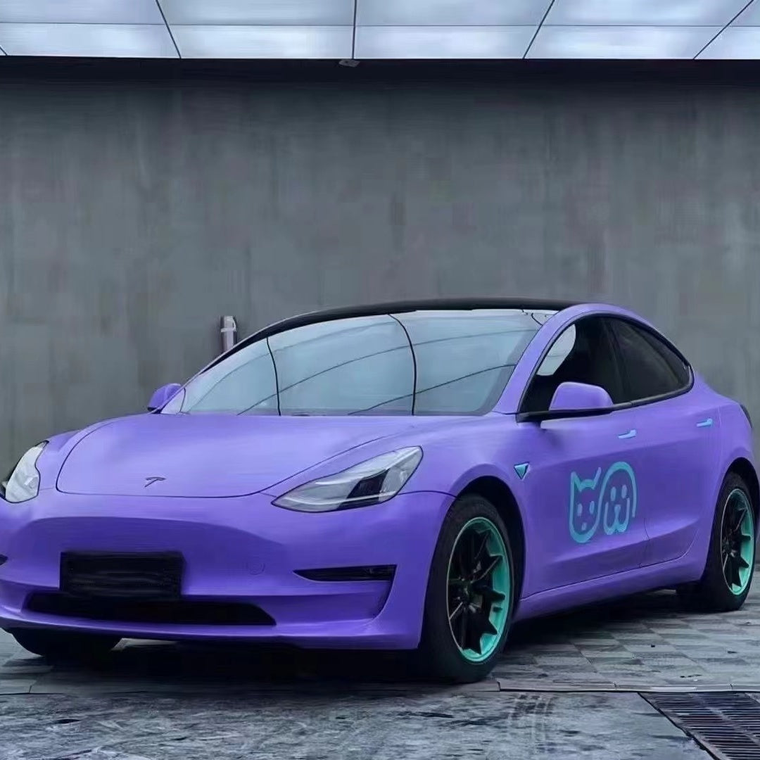 BMW MINI Ultimate Flat Lavender Purple Car Vinyl Wrap