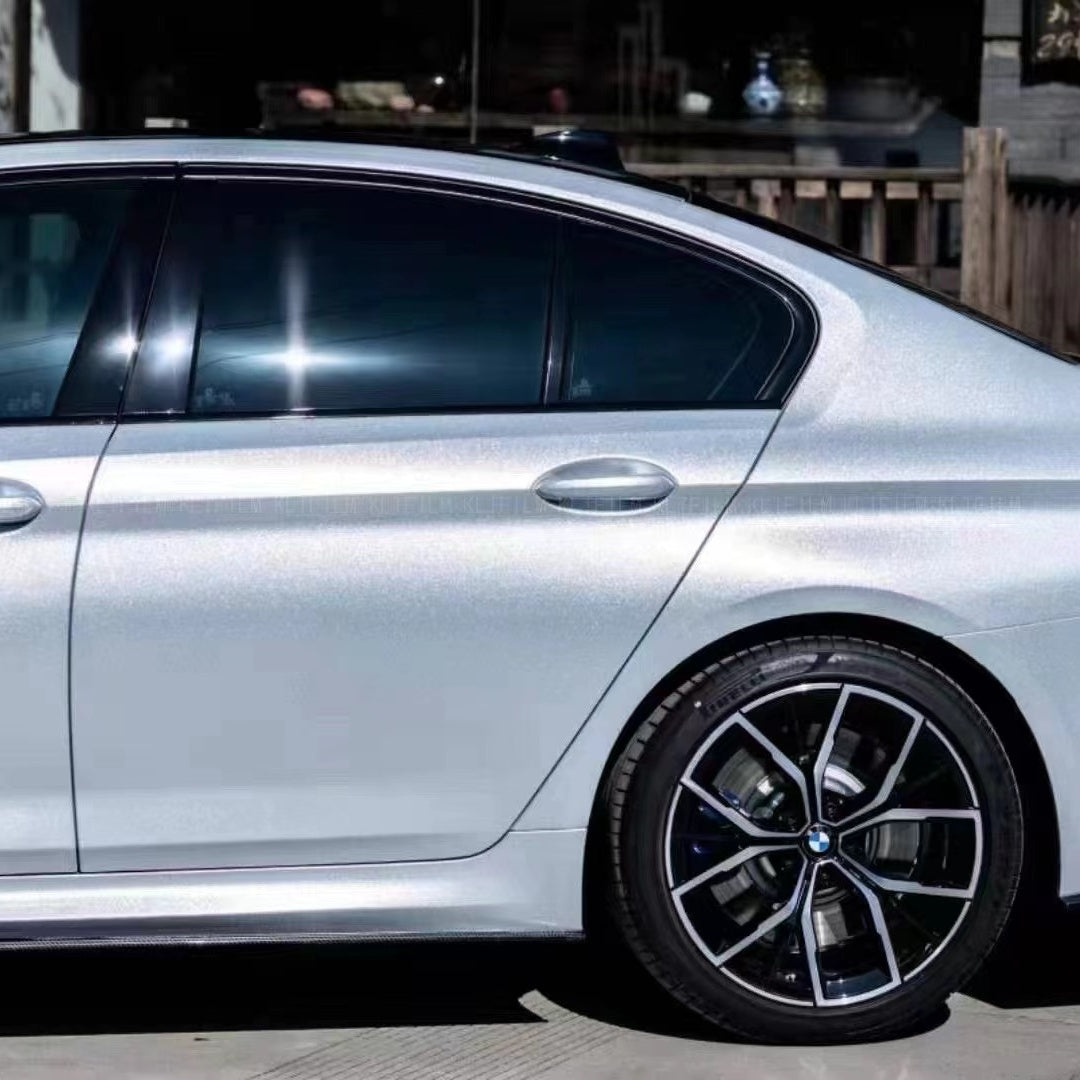 BMW PET Matte Diamond Sliver Car Vinyl Wrap