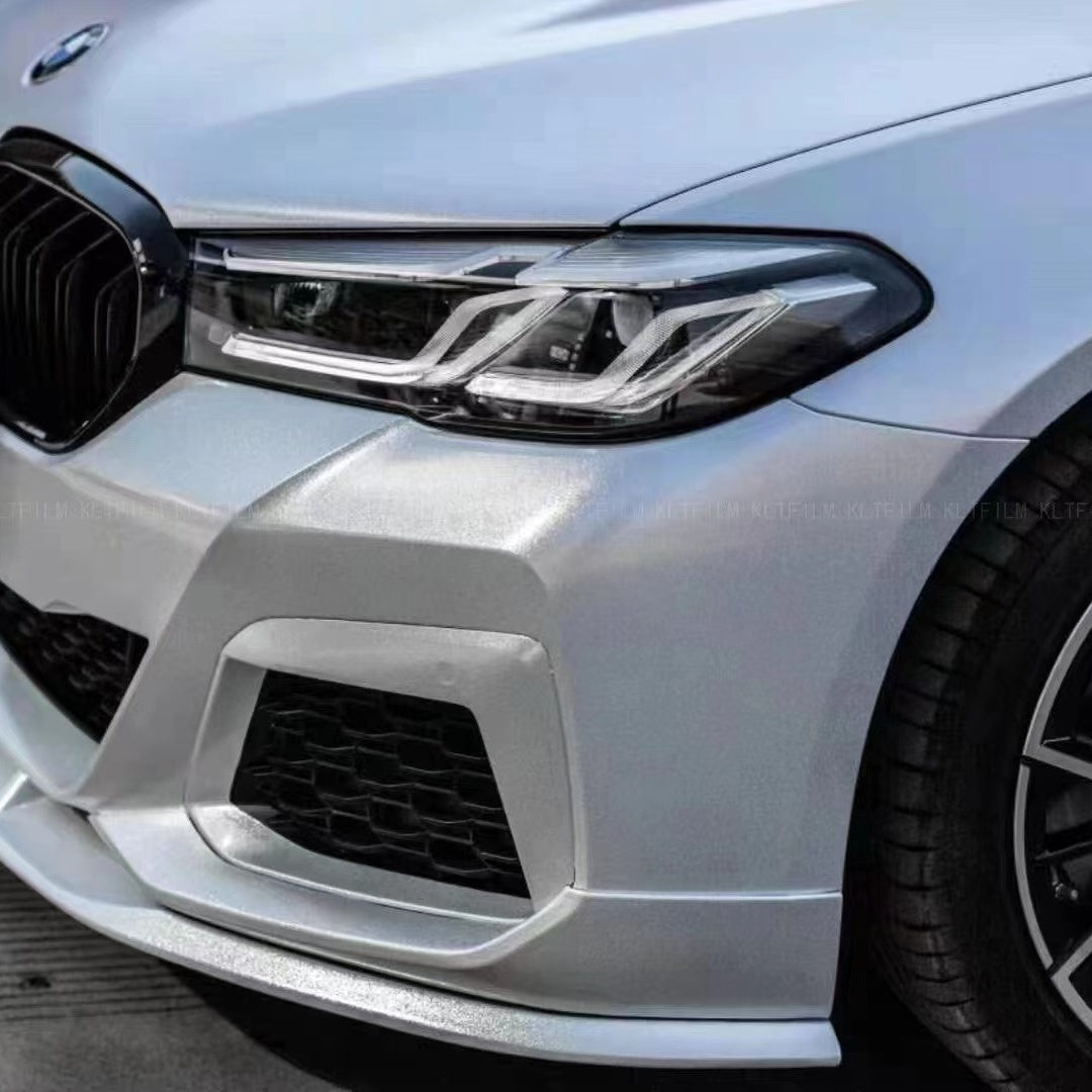 BMW PET Matte Diamond Sliver Car Vinyl Wrap