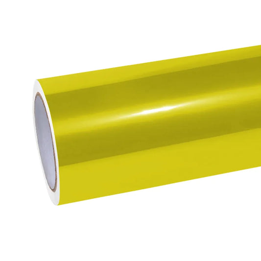 Super Bright Metallic Austin Yellow Car Vinyl Wrap