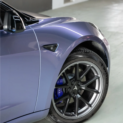 Quality Gloss Metallic Crystal Grey Purple Car Vinyl Wrap  For Sale |