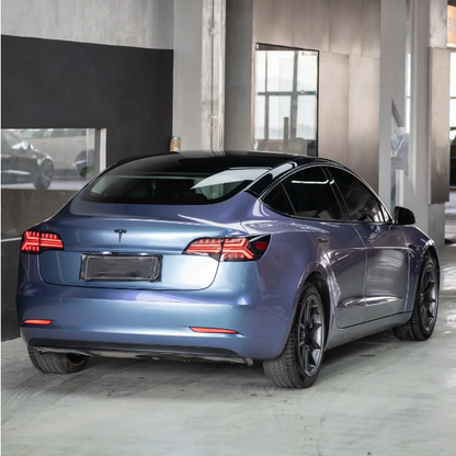 Quality Gloss Metallic Crystal Grey Purple Car Vinyl Wrap  For Sale |