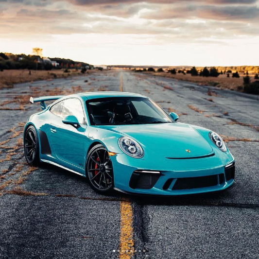 Quality Gloss Metal Paint Lake Blue Car Vinyl Wrap  For Sale |