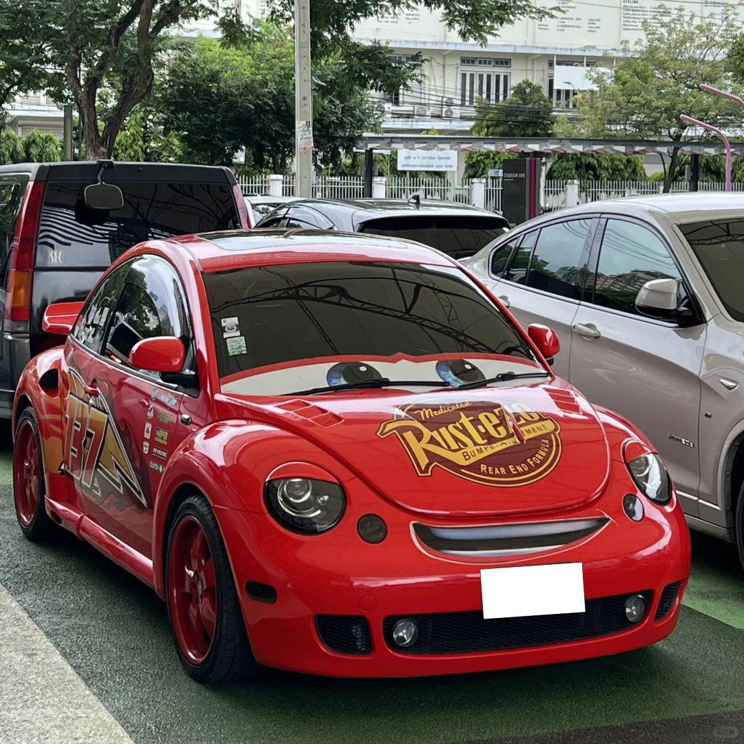 Lightning McQueen Custom Car Vinyl Wrap
