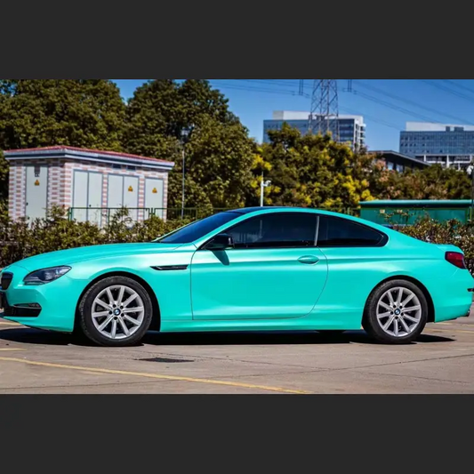 Matte Satin Chrome Tiffany Car Vinyl Wrap