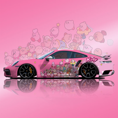 Gloss Pink Series Customized Car Vinyl Wrap