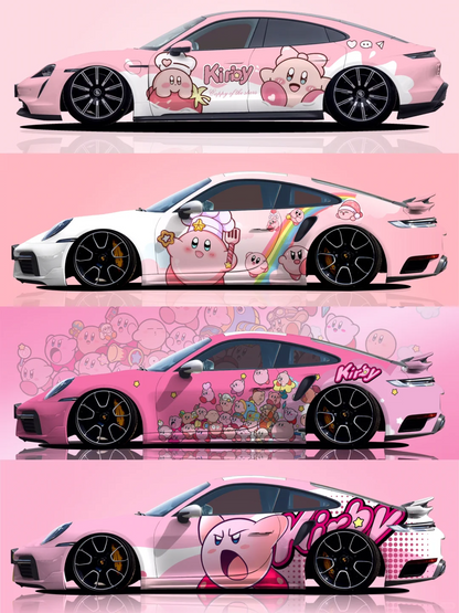 Gloss Pink Series Customized Car Vinyl Wrap