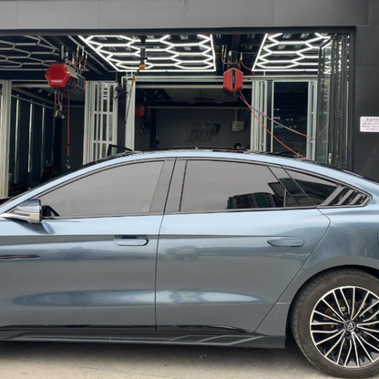 BYD Tesla Gloss PET Byron Bay Blue Car Vinyl Wrap