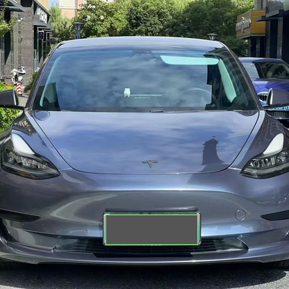 BYD Tesla Gloss PET Byron Bay Blue Car Vinyl Wrap