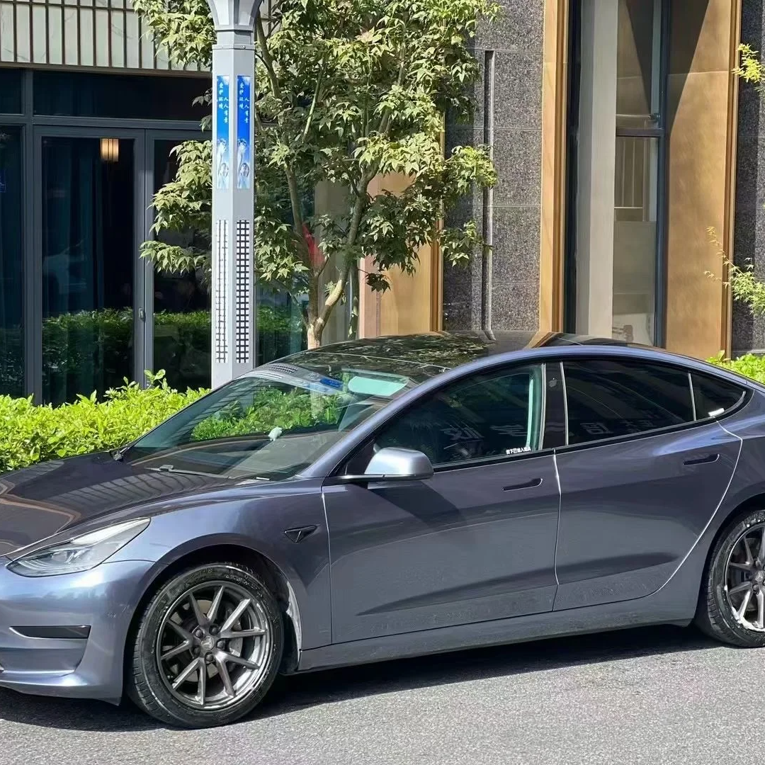 BYD Tesla Gloss PET Byron Bay Blue Car Vinyl Wrap