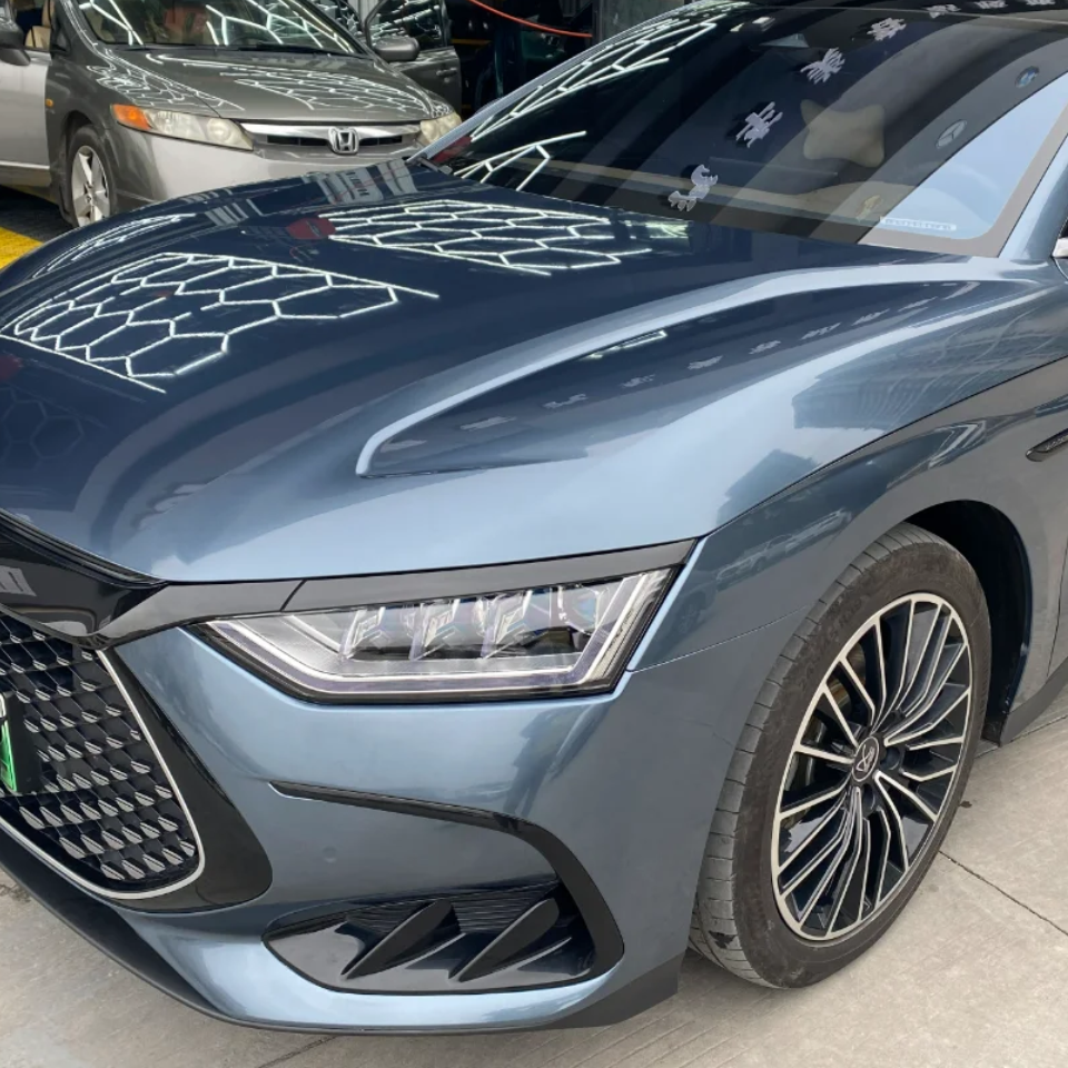 BYD Tesla Gloss PET Byron Bay Blue Car Vinyl Wrap