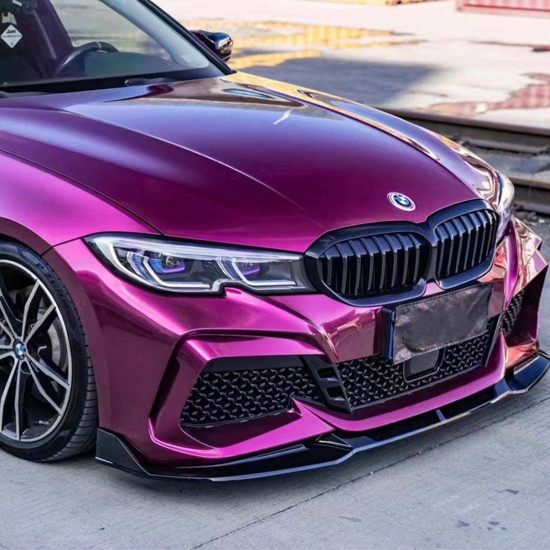 BMW Gloss PET Pearl Purple Car Vinyl Wrap
