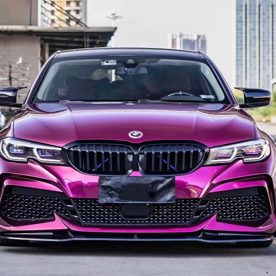 BMW Gloss PET Pearl Purple Car Vinyl Wrap