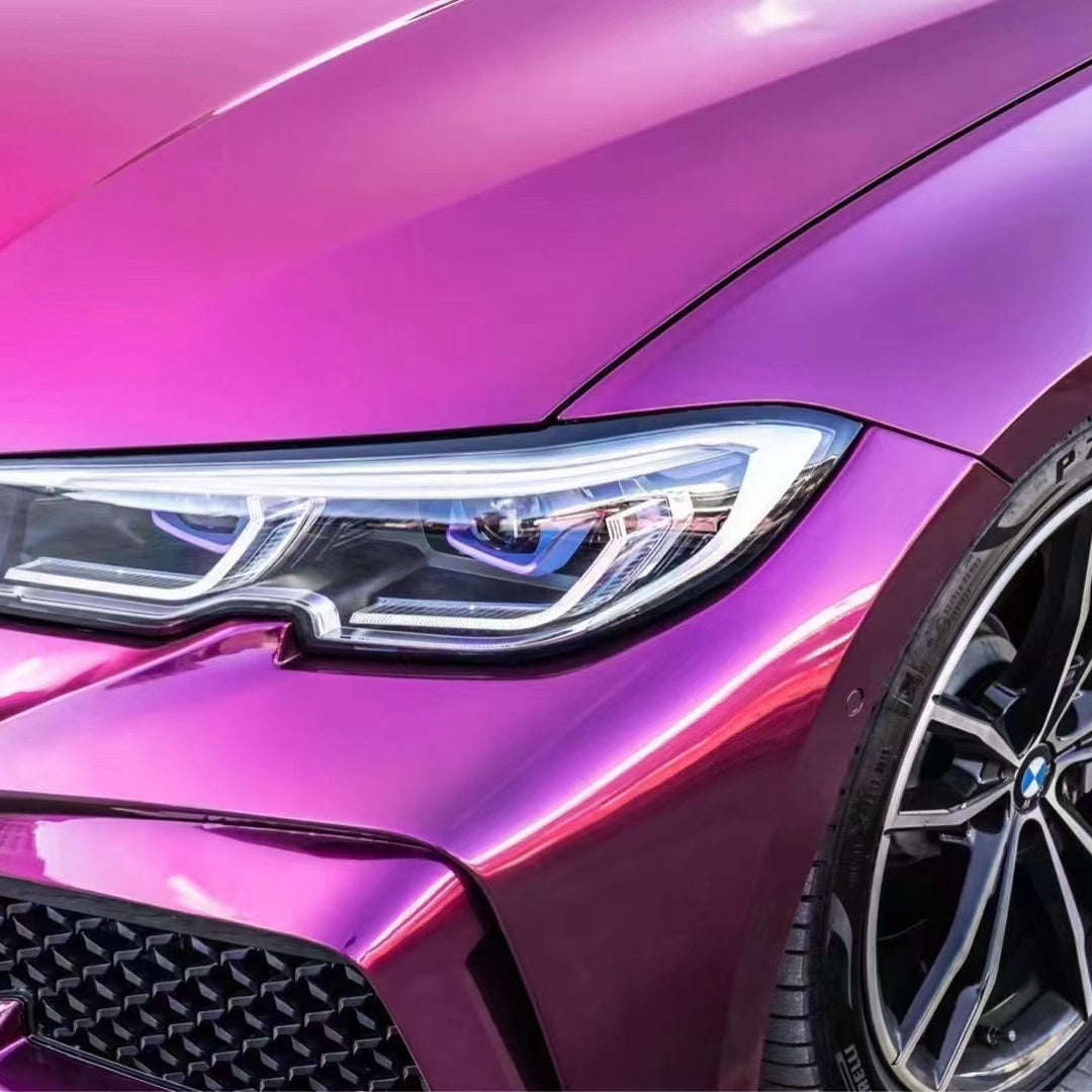 BMW Gloss PET Pearl Purple Car Vinyl Wrap