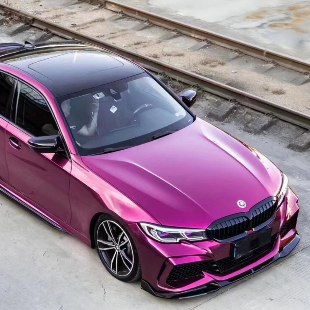 BMW Gloss PET Pearl Purple Car Vinyl Wrap