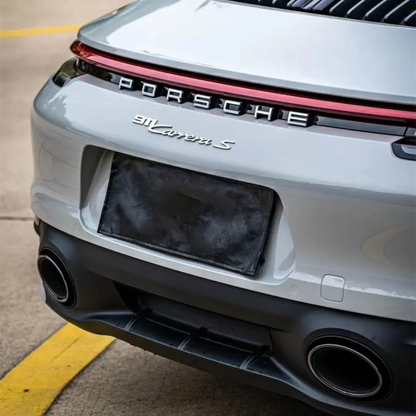 Gloss PET Porsche Grey Car Vinyl Wrap