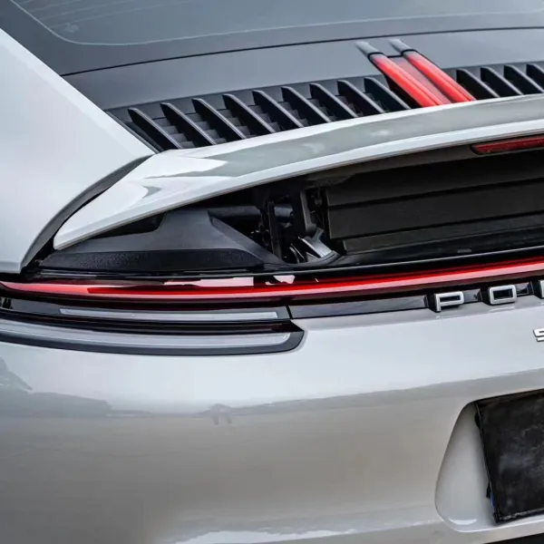 Gloss PET Porsche Grey Car Vinyl Wrap