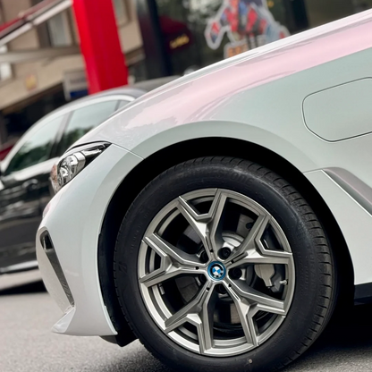 BMW Gloss PET Diamond Pink White Car Vinyl Wrap