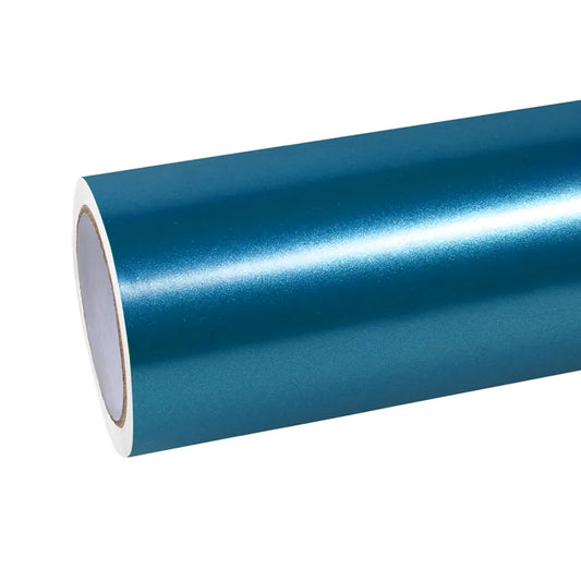 Quality Matte Heavy Metal Sparkle Blue Car Vinyl Wrap   For Sale |