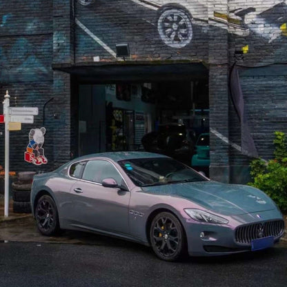 Glitter Metallic Star Ash Pink Car Vinyl Wrap