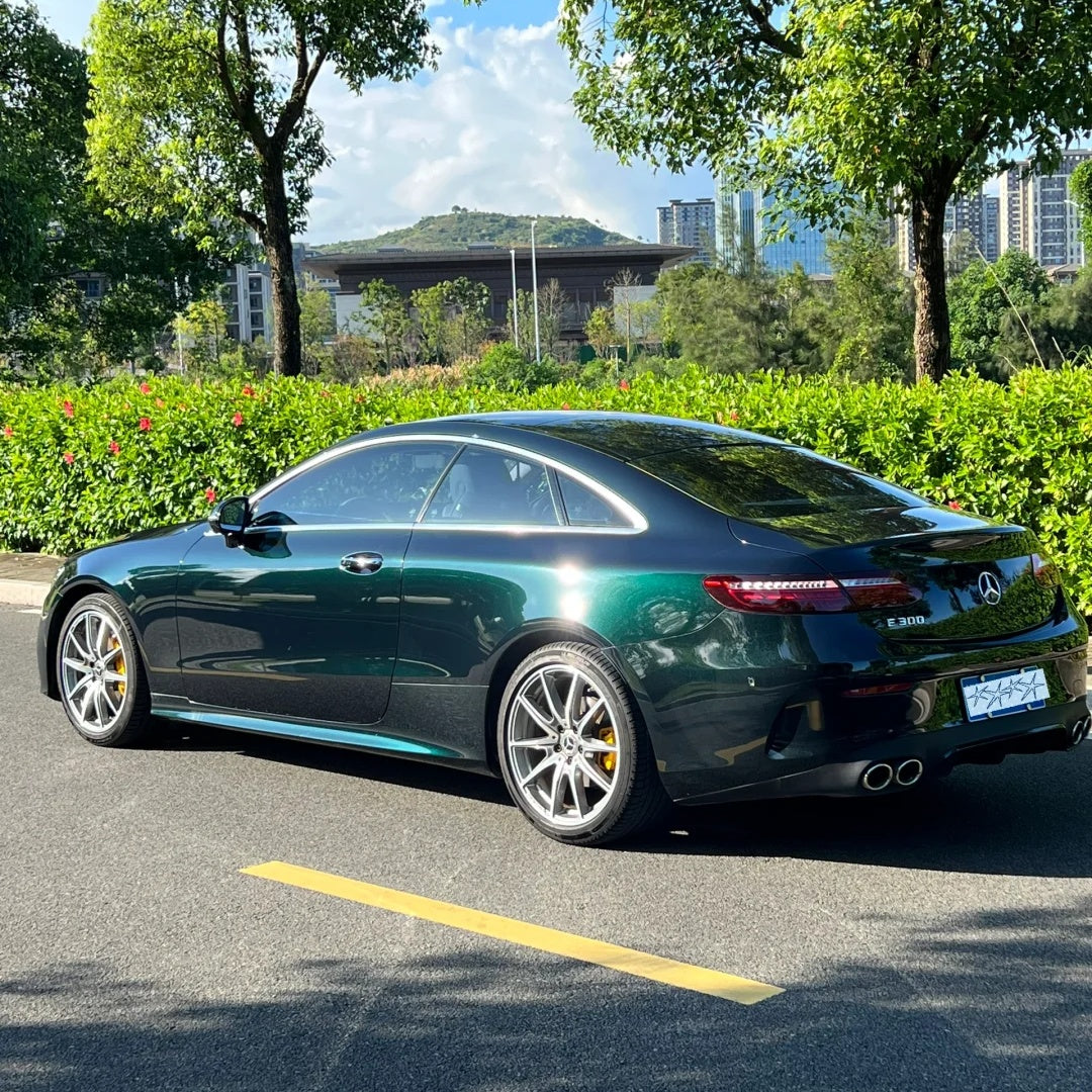 Gloss Benz Emerald Green Car Vinyl Wrap