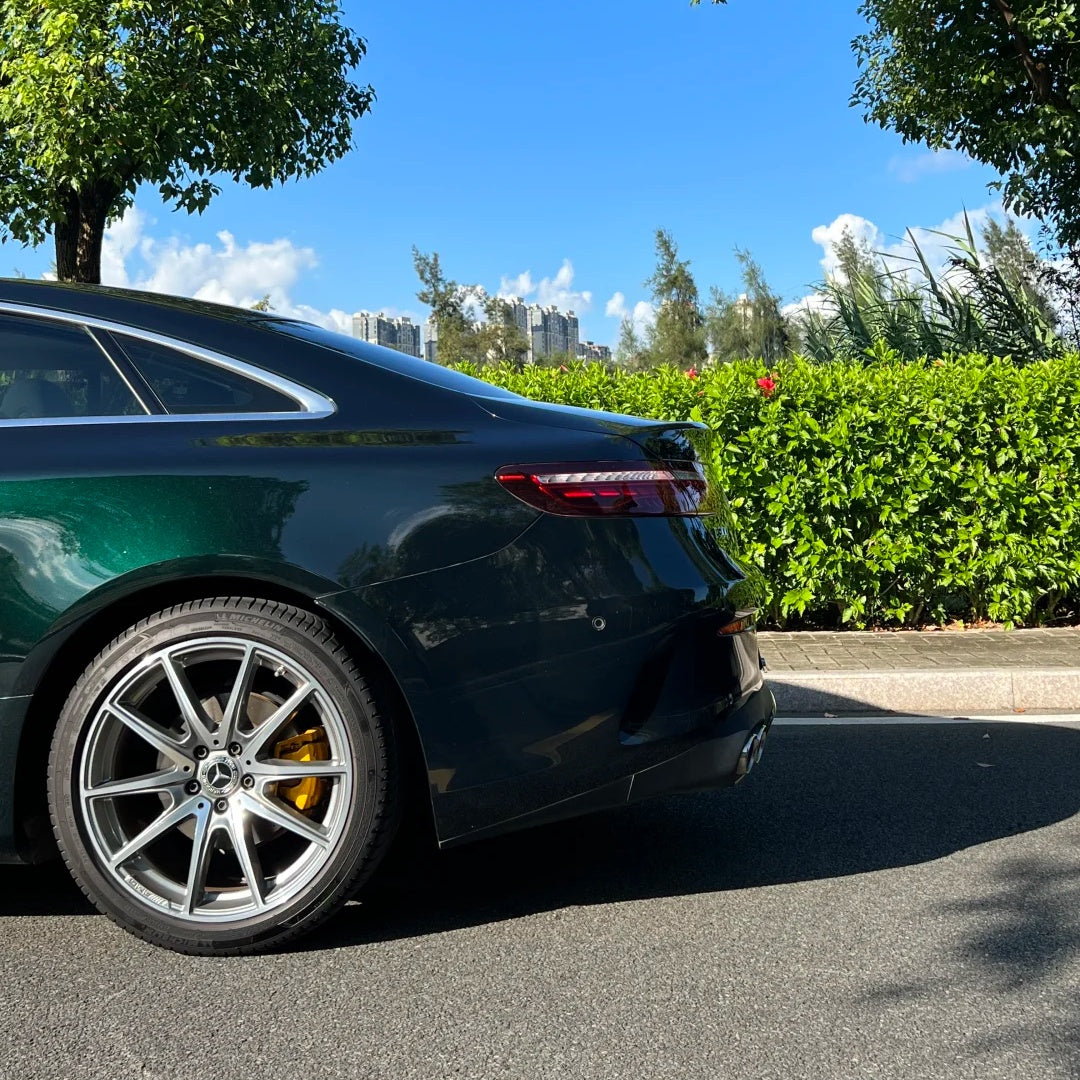 Gloss Benz Emerald Green Car Vinyl Wrap