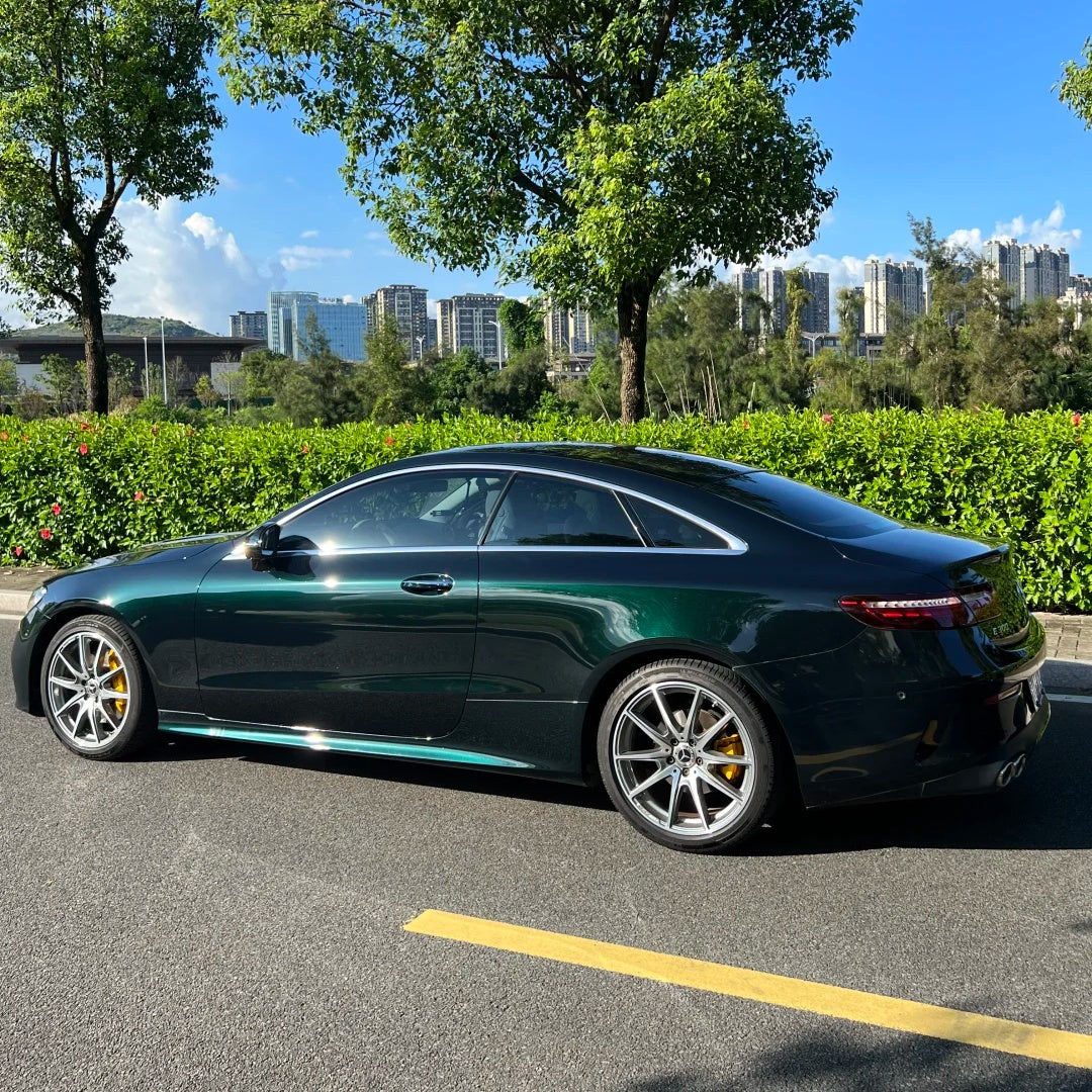 Gloss Benz Emerald Green Car Vinyl Wrap