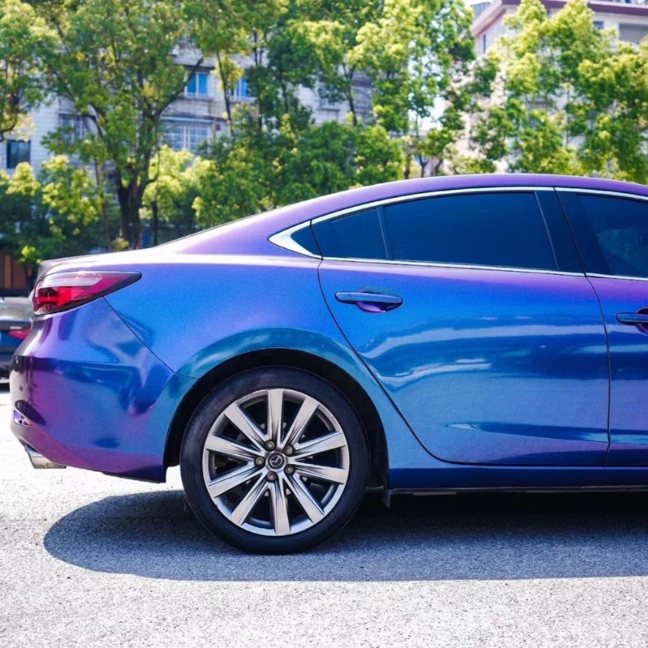 Quality Gloss Chameleon red purple Car Vinyl Wrap  For Sale |