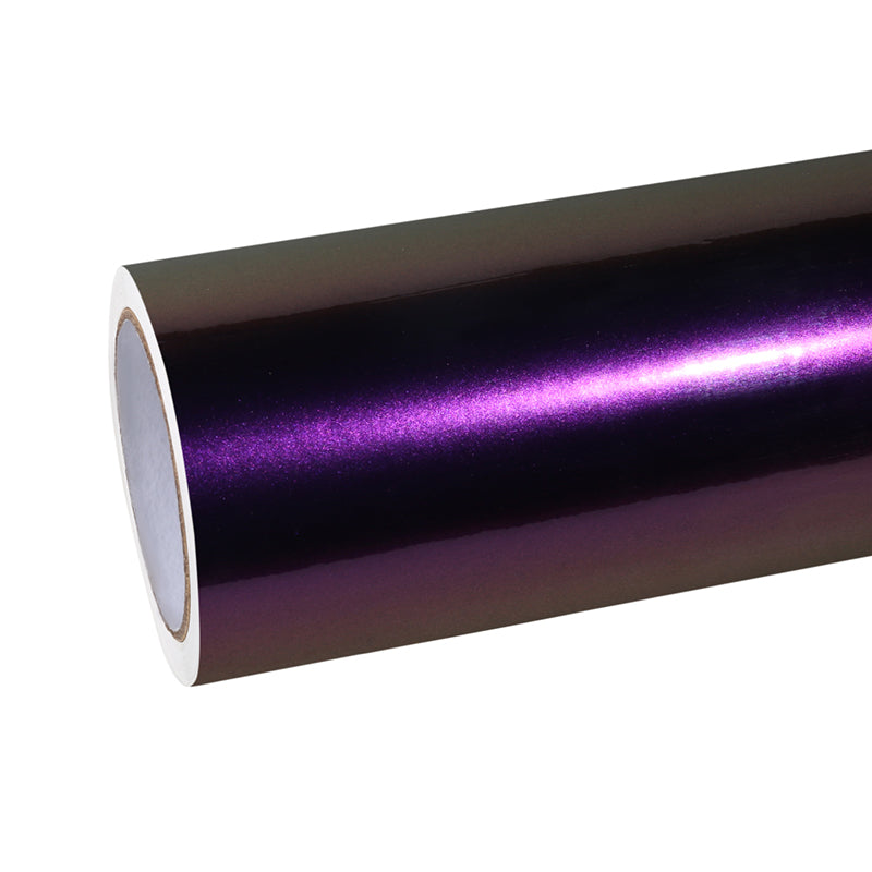 Quality Gloss Chameleon red purple Car Vinyl Wrap  For Sale |