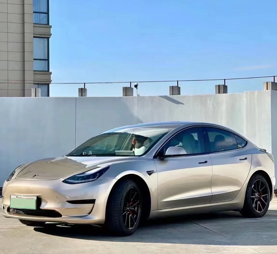 Quality Gloss Chrome Champagne Gold Car Vinyl Wrap  For Sale |