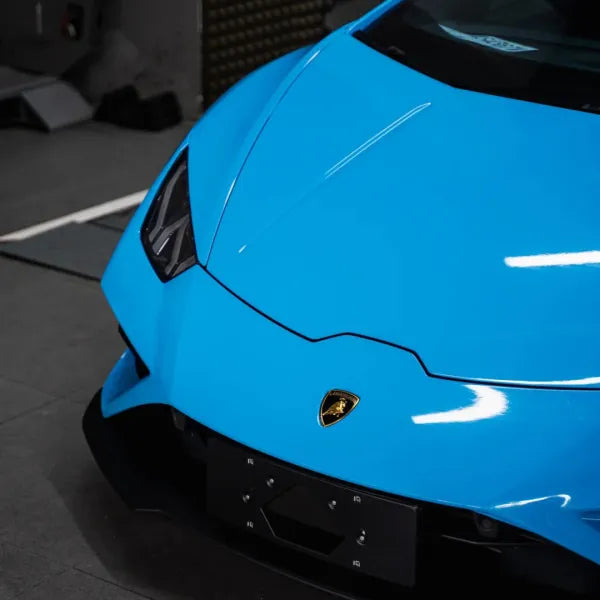 Gloss Crystal Blue Sky Car Vinyl Wrap - Fast Delivery