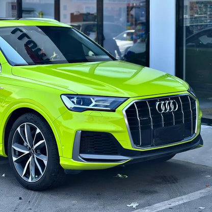 Gloss Crystal Bur Green Car Vinyl Wrap