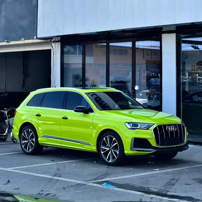 Gloss Crystal Bur Green Car Vinyl Wrap