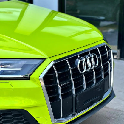 Gloss Crystal Bur Green Car Vinyl Wrap