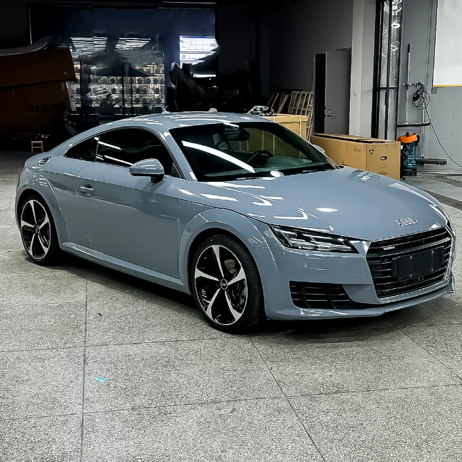 Quality Gloss Crystal Cement Grey Car Vinyl Wrap  For Sale |