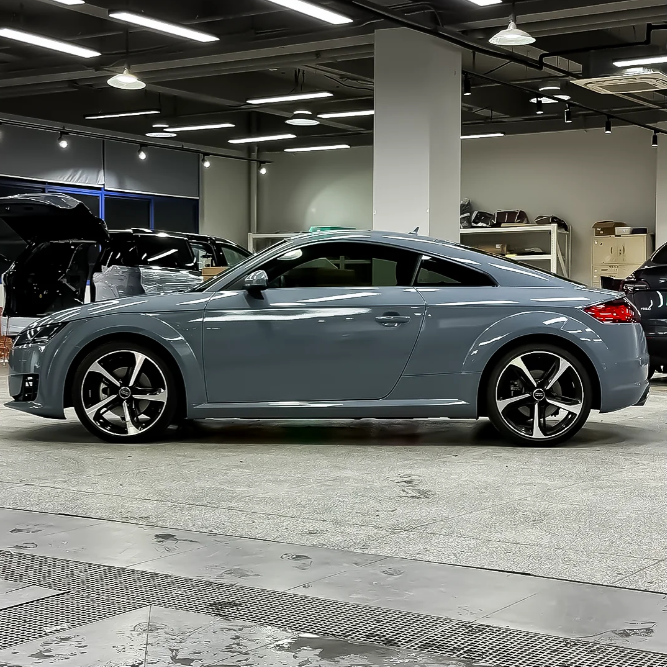 Quality Gloss Crystal Cement Grey Car Vinyl Wrap  For Sale |