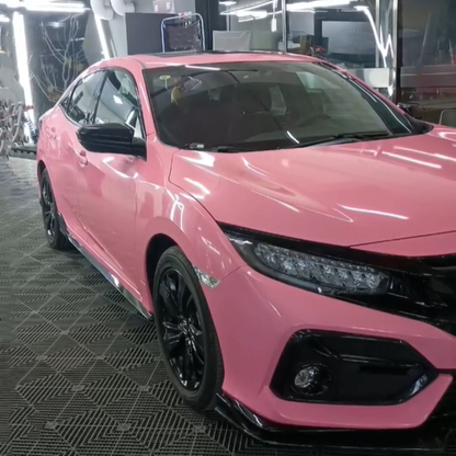 Quality Gloss Crystal Light Pink Car Vinyl Wrap  For Sale |
