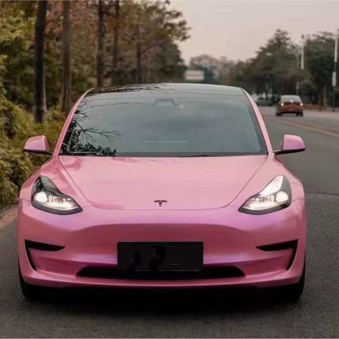 Quality Gloss Diamond Purple Pink Car Vinyl Wrap  For Sale |