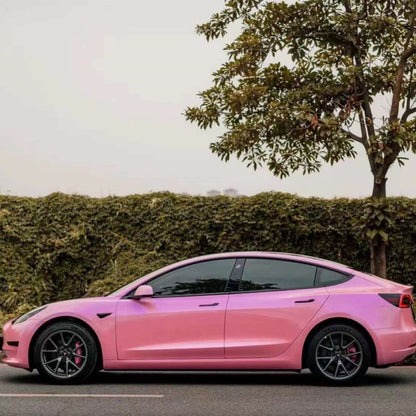 Quality Gloss Diamond Purple Pink Car Vinyl Wrap  For Sale |