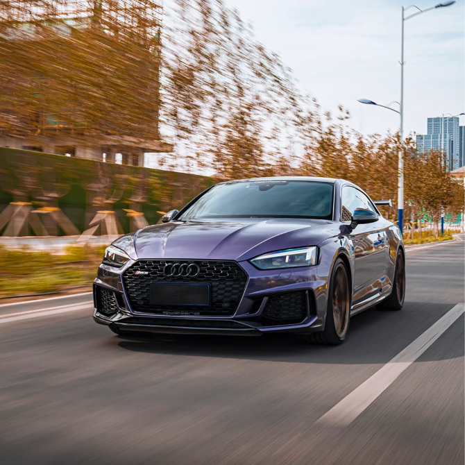 Quality Gloss Grey Violet Car Vinyl Wrap  For Sale |