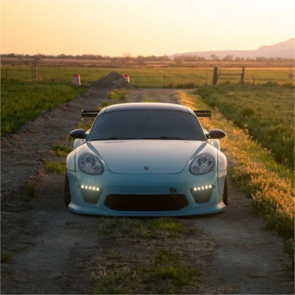 PET Gloss Meisen Blue Car Vinyl Wrap