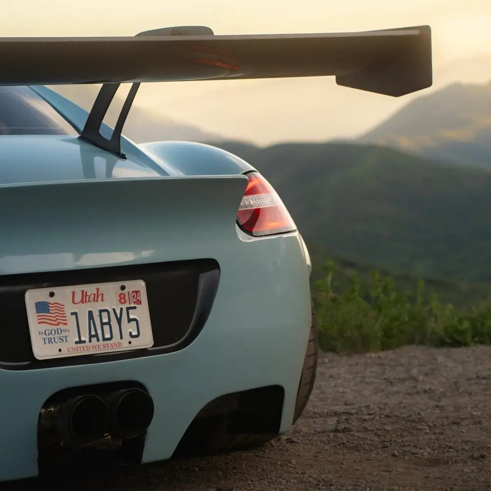 PET Gloss Meisen Blue Car Vinyl Wrap