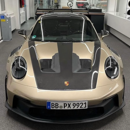 Gloss Metal Champaign Dark Gold Car Vinyl Wrap