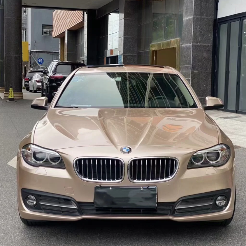 Gloss Metal Champaign Dark Gold Car Vinyl Wrap