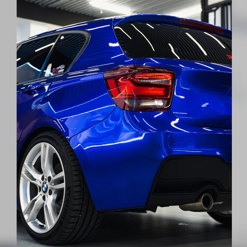 Gloss Metal Paint Blueberry Car Vinyl Wrap