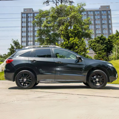 Gloss Metallic Black Car Vinyl Wrapح